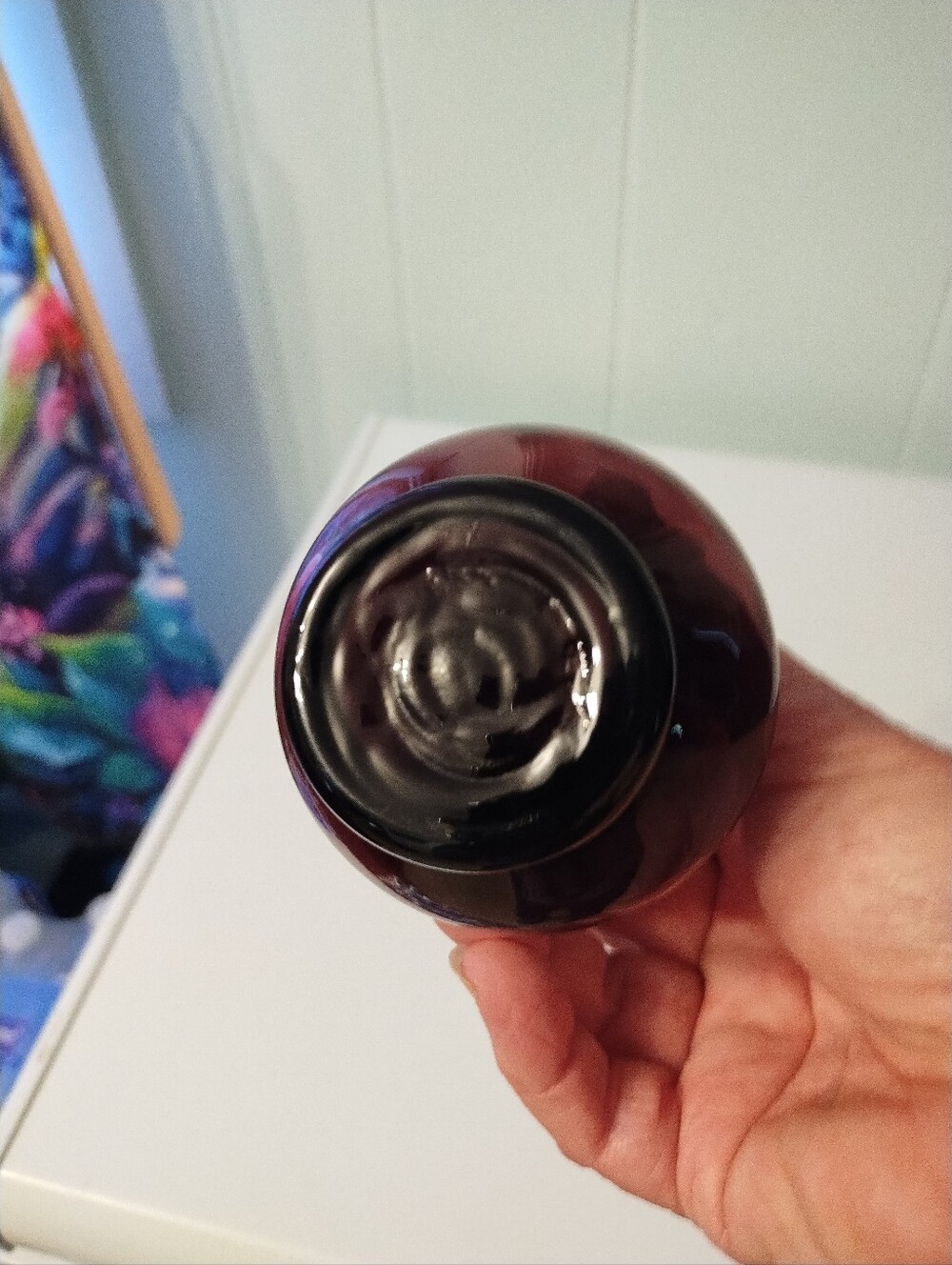Vintage Hand blown Purple Amethyst Glass Bud Vase - Picture 2 of 4